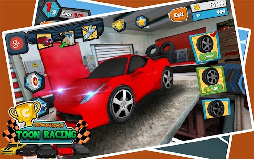 How to install Downtown Car Toon Racing 1.4 apk for laptop