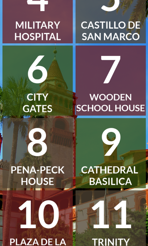 St. Augustine Walking Tour Screen 2