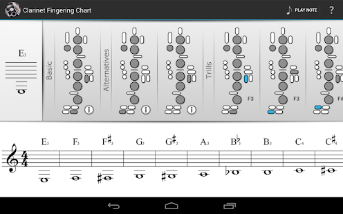 Clarinet Fingering Chart(圖7)-速報App