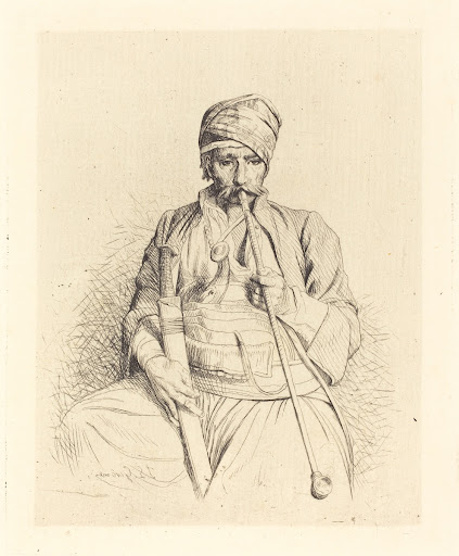 Seated Arab with Pipe
