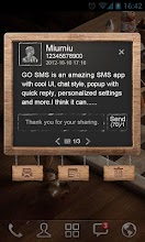 GO SMS Pro BlackBoard PopupThe APK Download for Android