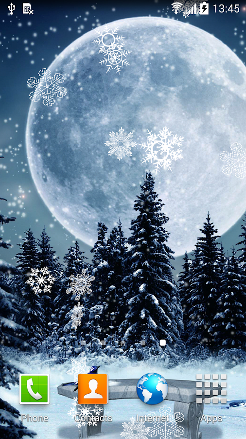 Winter Night Live Wallpaper - Android Apps on Google Play