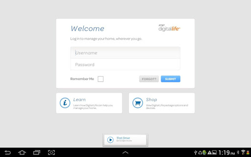 AT T Digital Life for Tablet