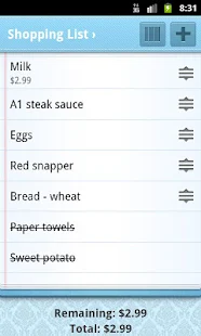 Out of Milk Shopping List - screenshot thumbnail