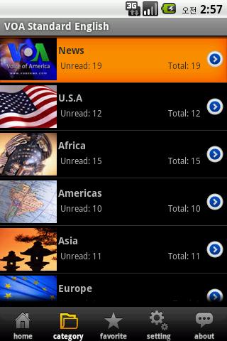 VOA Standard English Player Screen 2