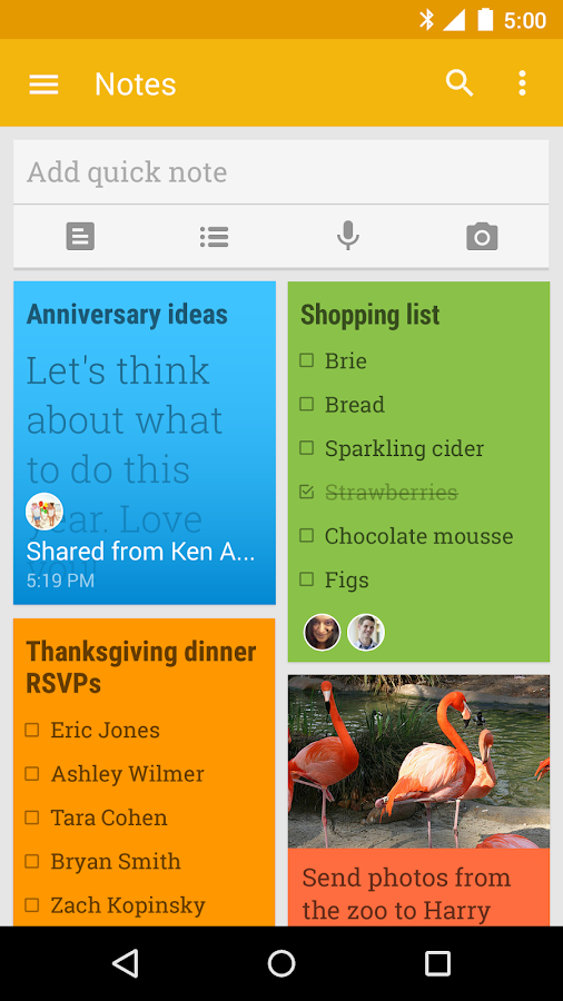 Google Keep - σημειώσεις - στιγμιότυπο οθόνης Google Keep - σημειώσεις - στιγμιότυπο οθόνης