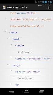 Axel XML Editor Viewer