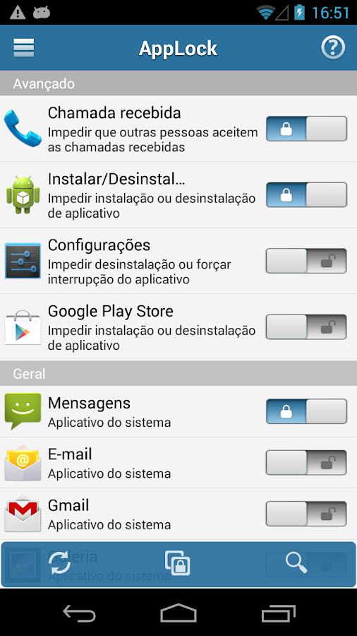 AppLock - screenshot