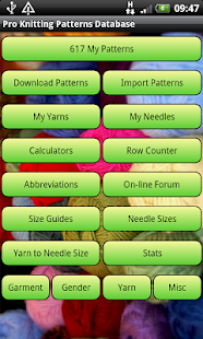 Knitting Patterns Database - screenshot thumbnail
