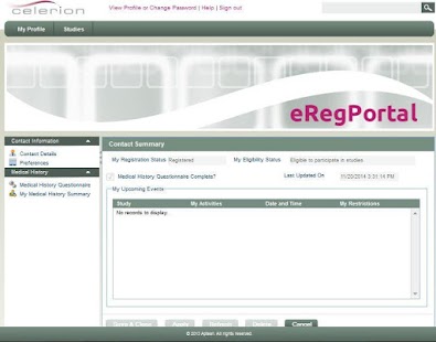 Celerion Clinical Studies Screenshots 3