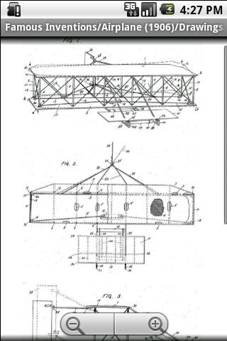 Android application Famous Patents screenshort