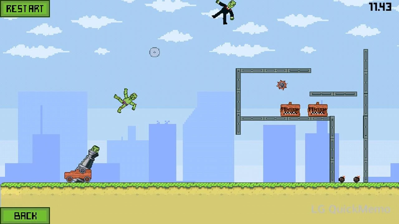 Blaster Ragdoll Zombie - screenshot