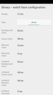 Free Download Binary watch face APK for Android