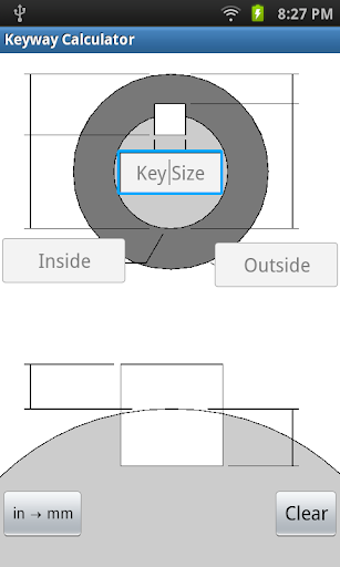 Keyway Calculator