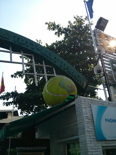 Giant Tennis Ball at Lan Anh Club