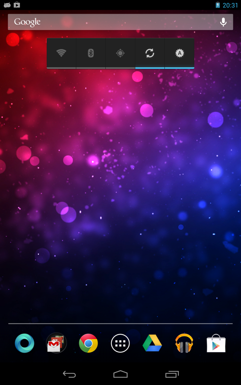 Galaxy Sparkle LW Full Screen 1