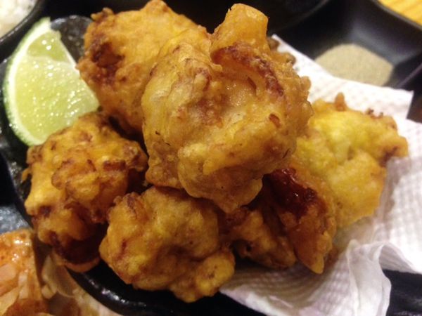 花卷: 大推超嫰【龍田揚炸雞塊定食】