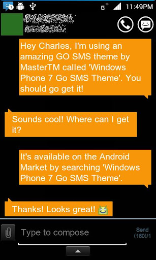 Windows Phone 7 Orange Go SMS v1.1