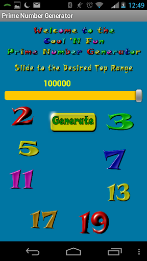 【免費教育App】Prime Number Generator-APP點子