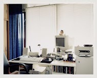 Het oude huis van Petra en Edwin, de werkhoek