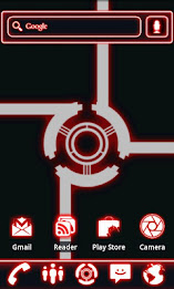 Glow Pulse Red Live Wallpaper poster 2