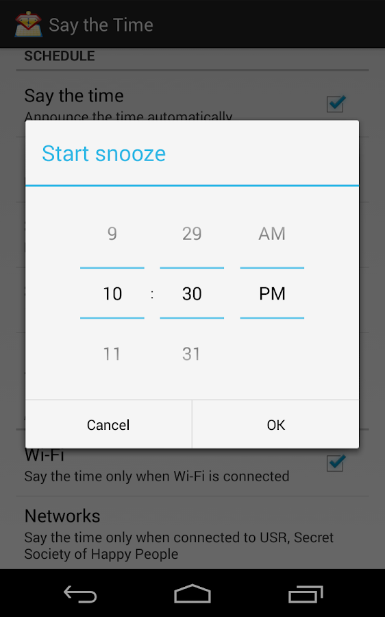 Say the Time Talking Clock Android Apps on Google Play