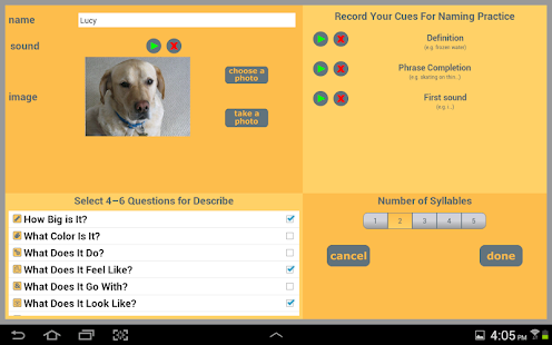Naming TherAppy Screenshots 4