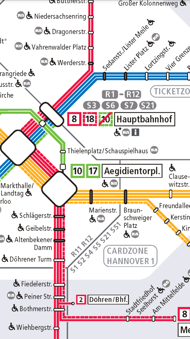 Hannover Public Transport Pro Screen 3
