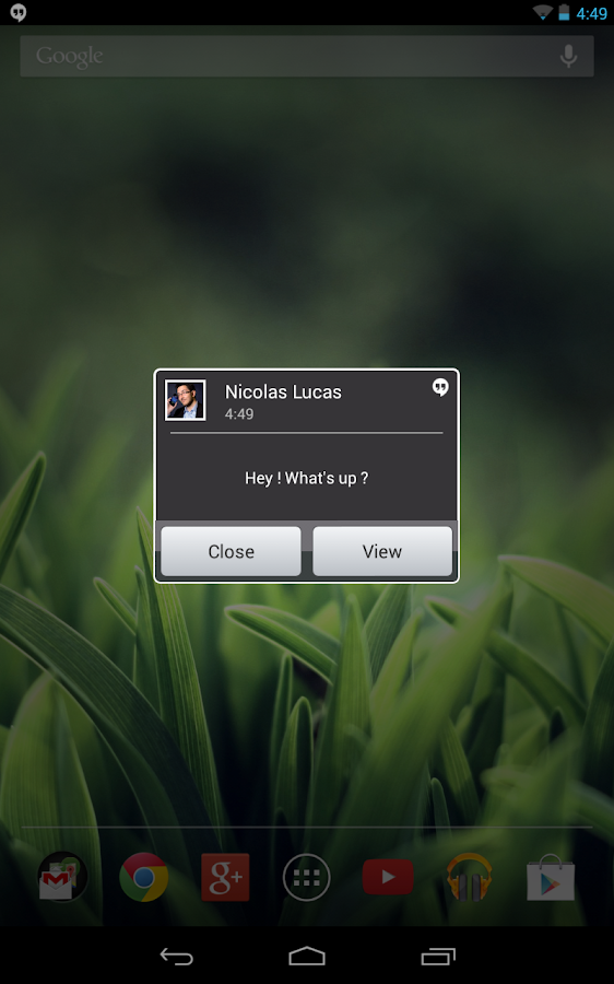 Popup Notifier - screenshot