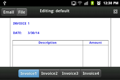 Custom Invoice Screenshots 1