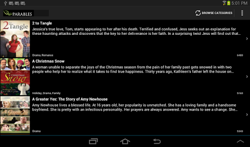 Parables TV | Android Video Players & Editors Apps