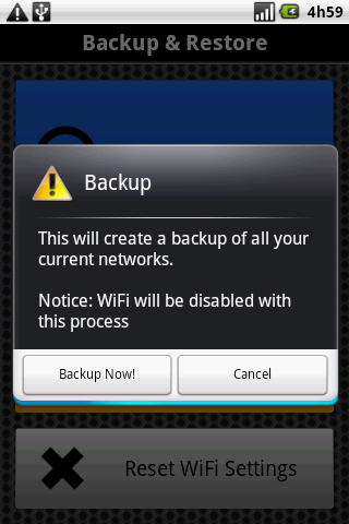 WiFi Pass Recovery & Backup - screenshot