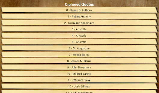  Ciphered Quotes- screenshot thumbnail  
