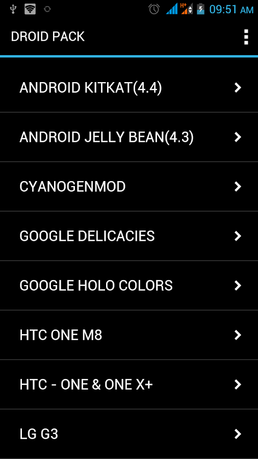 DroidPack Wallpapers - screenshot