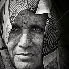 The Glance by Pronab Kundu - People Portraits of Women