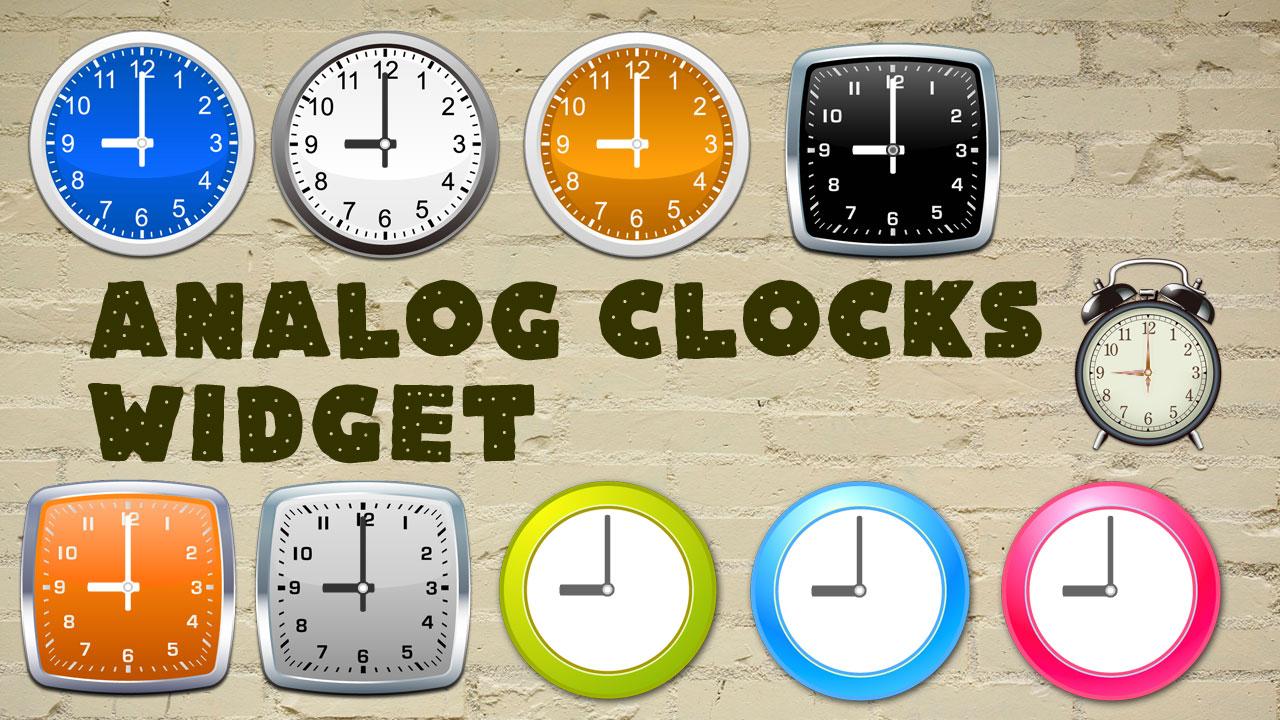 Analog clocks widget simple Android Apps on Google Play