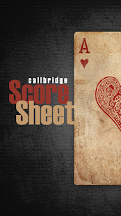 Call Bridge Score Sheet Screenshots 1