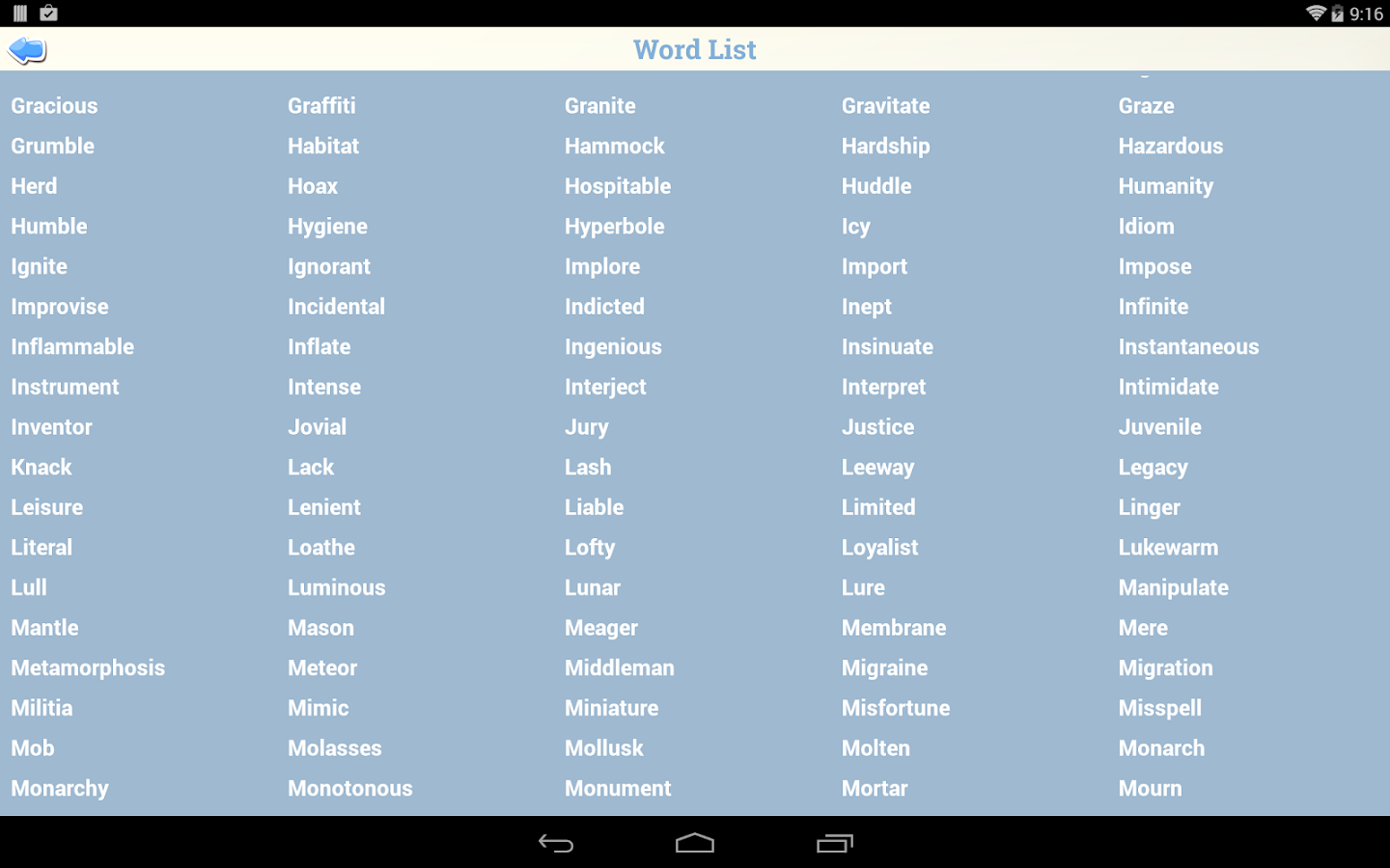 worksheet Fifth Grade Vocabulary 5th grade vocab quest android apps on google play screenshot