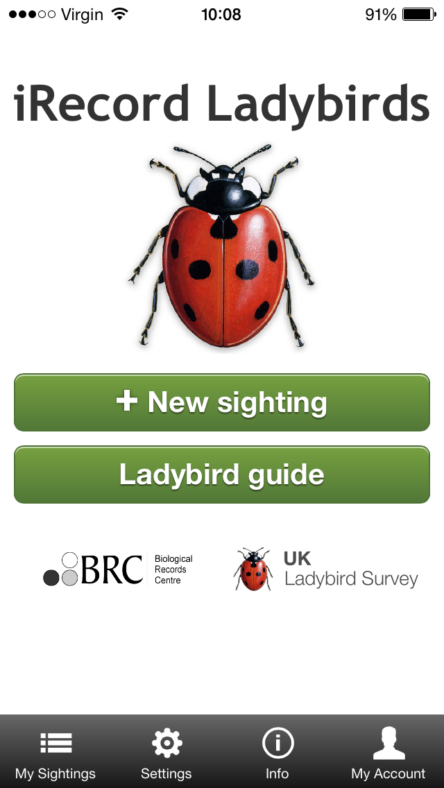 iRecord Ladybirds Screen 2