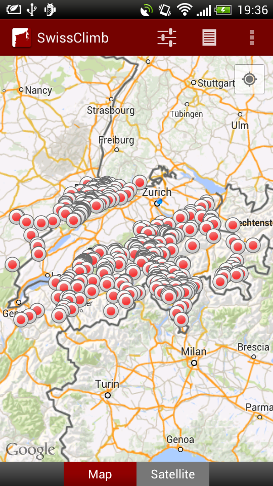 SwissClimb Screen 2