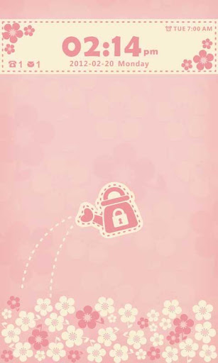 Flowerlove Theme GO Locker