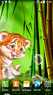 Cute tiger cub live wallpaper(圖2)-速報App