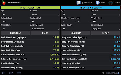 Health Calculator Tablet poster 7
