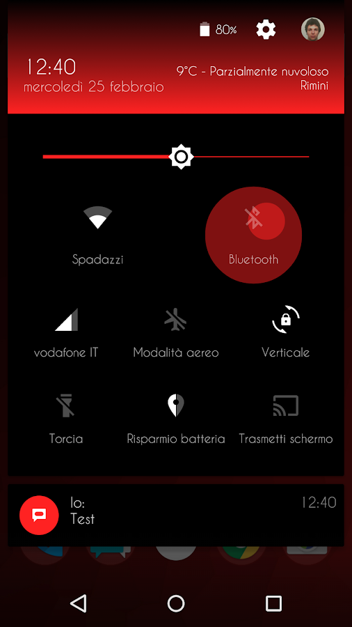 Red Shade - CM12 Theme - screenshot