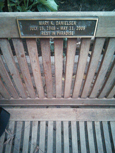 Mary K Danielson Memorial Bench