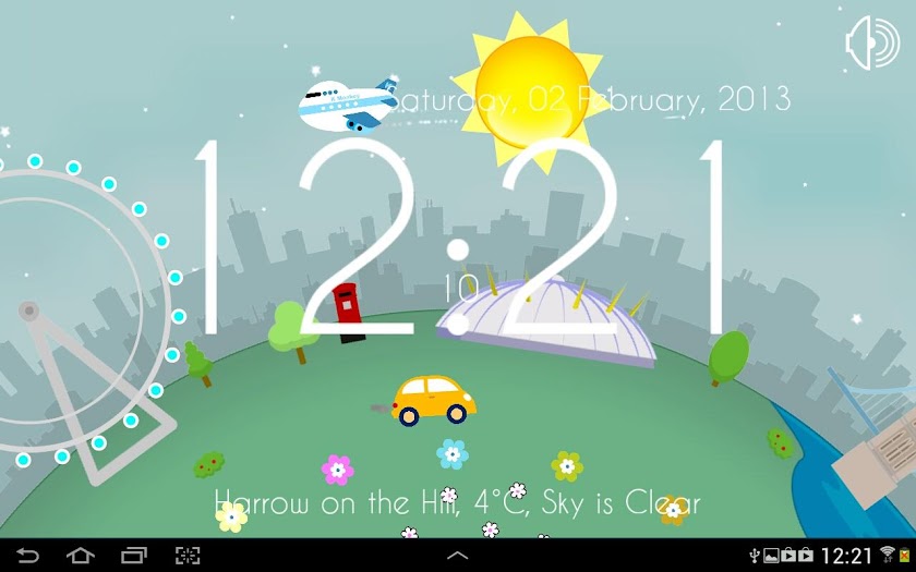Motion Clock: London Screen 2
