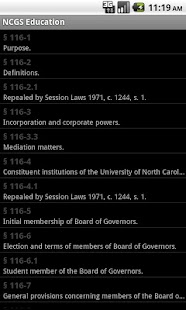 Download NC General Statutes Education APK for PC