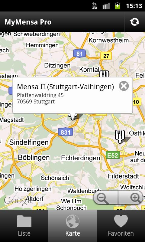 MyMensa Pro Screen 3