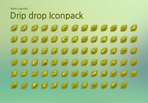 Drip-drop Atom Iconpack