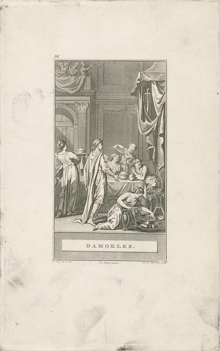 Het Zwaard Van Damocles Tekening englshsatm